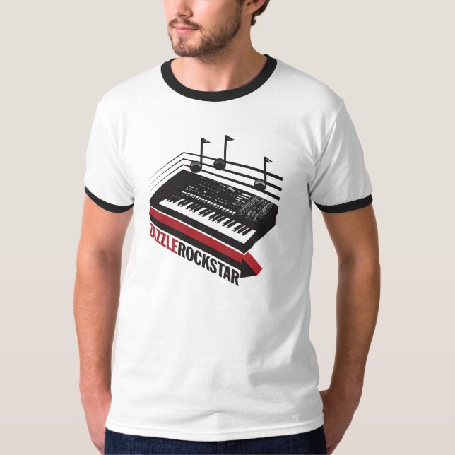 Camiseta Zazzle Rockstar (Anverso)