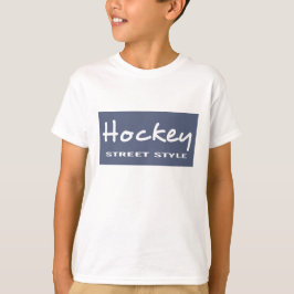 Camiseta Zazzle Unisex Niños Hockey LS Tee