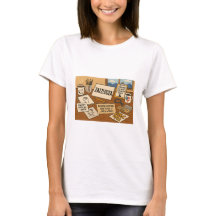 Camiseta Zazzlooza para las mujeres