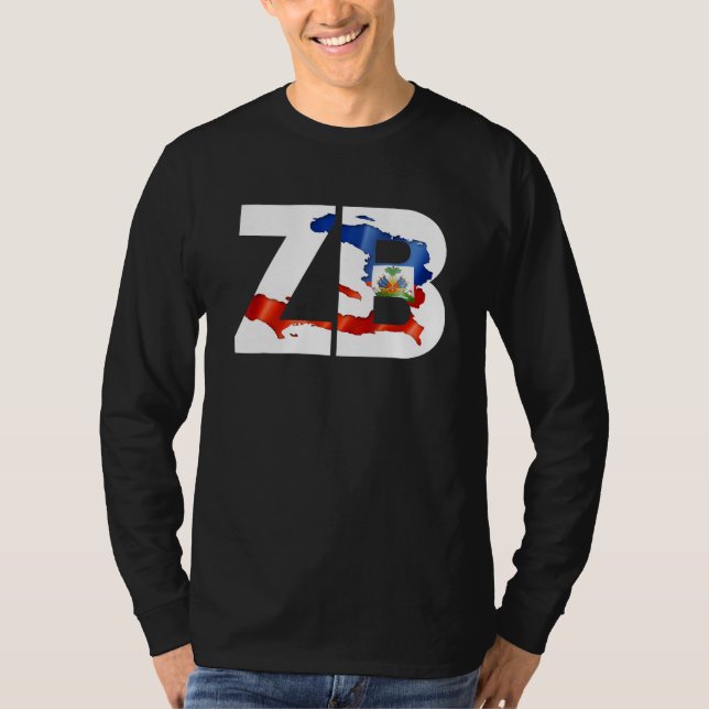 Camiseta ZB aka Zoe Boy Haitian Flag (Anverso)