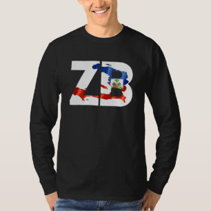 Camiseta ZB alias Zoe Boy bandera haitiana
