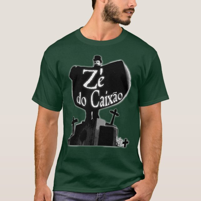 Camiseta Ze do Caixao Coffin Joe Tribute (Anverso)