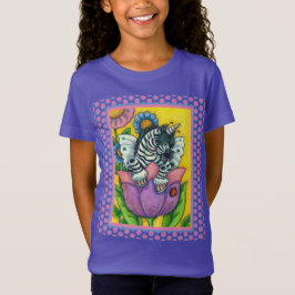 Camiseta ZEBO WHIMSYNICKER, Fantasía UNICORN DE ZEBRA