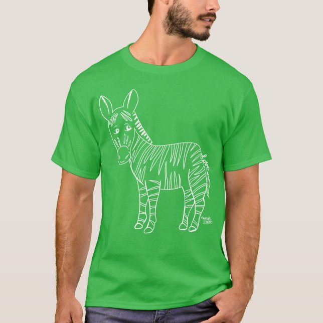 Camiseta Zebra ama ama animales (Anverso)