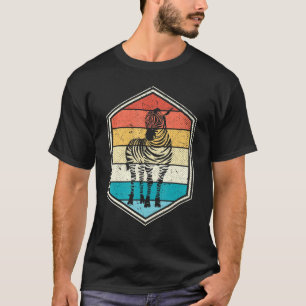 Camiseta Zebra animal del Safari Zoológico de África Retro