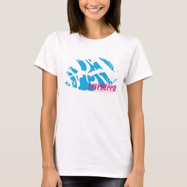 Camiseta Zebra Aqua (Anverso)