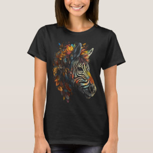 Camiseta Zebra Art - Zoológico Animal Lovers Zebra