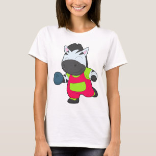 Camiseta Zebra Bowling Bola de boliche Deportes