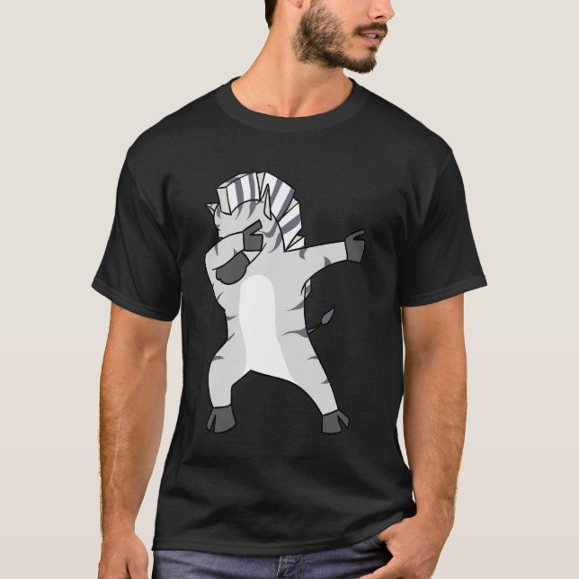 Camiseta Zebra Costume for Kids Boys Girls Zoo Animal Print (Anverso)