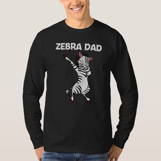 Camiseta Zebra For Dad Father African Zoo Animal (Anverso)
