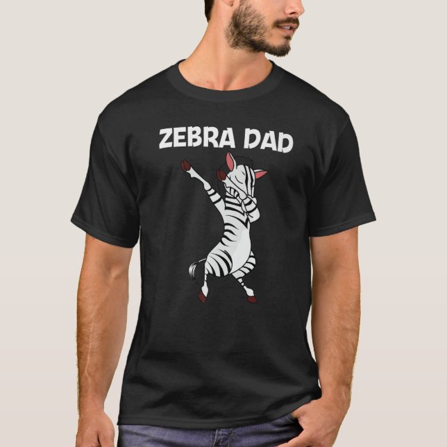 Camiseta Zebra For Dad Father African Zoo Animal (Anverso)