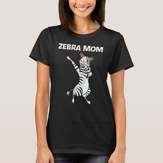 Camiseta Zebra For Mom Mother African Zoo Animal (Anverso)