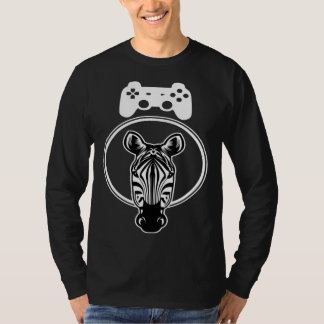 Camiseta Zebra Gamer Controller Graphic For Gamer Kids