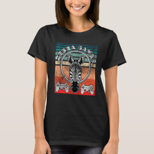 Camiseta Zebra Gamer no te puede oír, estoy jugando Zebra G
