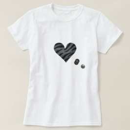Camiseta Zebra-heart