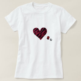 Camiseta Zebra-heart