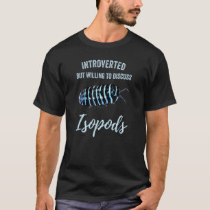 Camiseta Zebra Isopod Roly Poly Pill Bug Isopod
