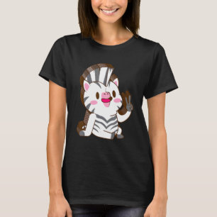 Camiseta Zebra Multilayer Paz Relajada Estética Cuidada