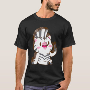 Camiseta Zebra Multilayer Paz Relajada Estética Cuidada