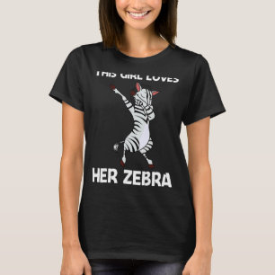 Camiseta Zebra Para Chicas Niños Zoológicos Africanos