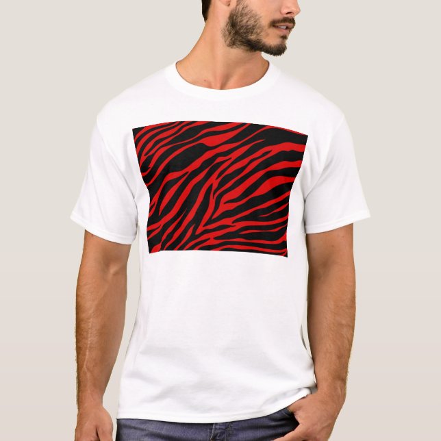 Camiseta zebra roja (Anverso)