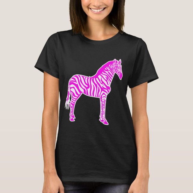 Camiseta Zebra rosa (Anverso)