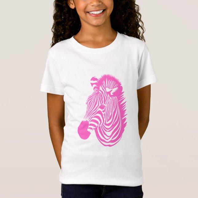 Camiseta Zebra rosa (Anverso)