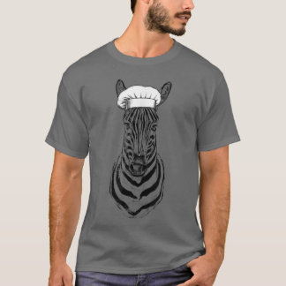 Camiseta Zebra Safari Animal Chef Funny Cocinando Cocina Co