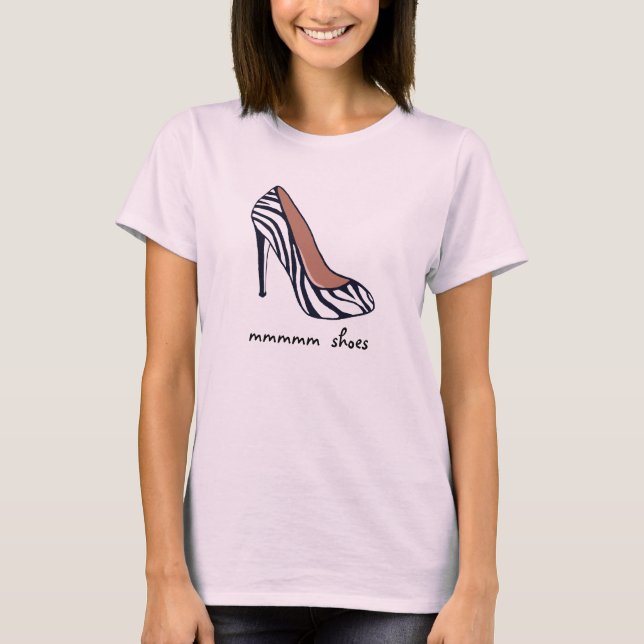 Camiseta Zebra Shoe (Anverso)