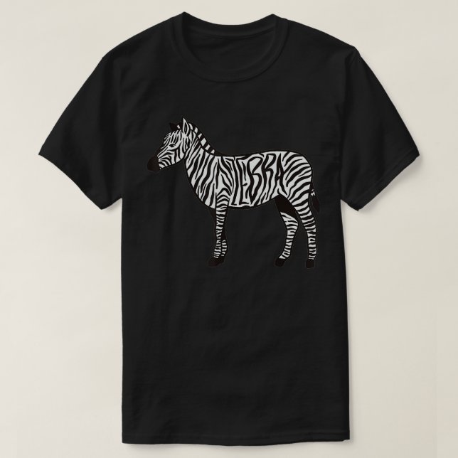 Camiseta Zebra Stripes Animal Zebra  (Diseño del anverso)