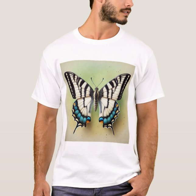 Camiseta Zebra Swallowtail Butterfly 180624IREF104 - Waterc (Anverso)