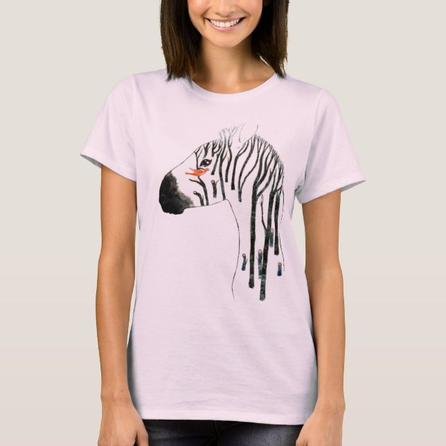 CAMISETA ZEBRA TREES (Anverso)