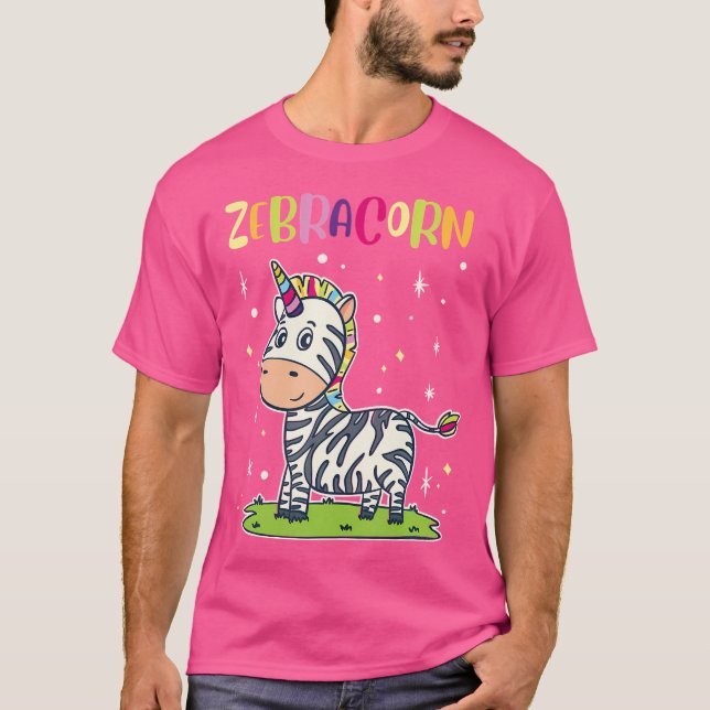 Camiseta Zebracorn Zebra Unicorn (Anverso)