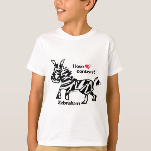 Camiseta Zebraham- Amo el contraste