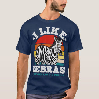 Camiseta Zebras Introvert Retro