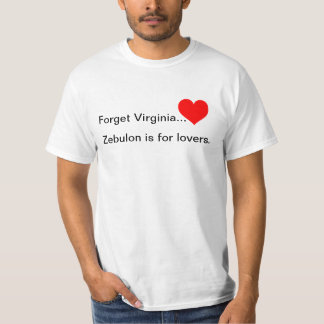 Camiseta Zebulon está para los amantes