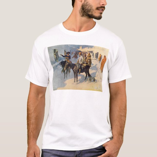 Camiseta Zebulon Pike que entra en Santa Fe (Anverso)