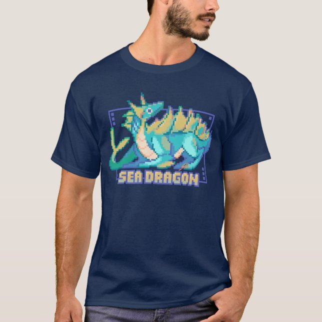 Camiseta Zee Draak Pixel Art Design Tshirt (Anverso)