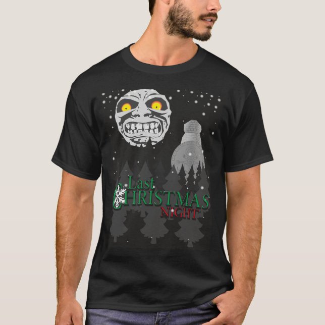 Camiseta Zelda Majora's Mask T-shirt. CHRISTMAS (Anverso)