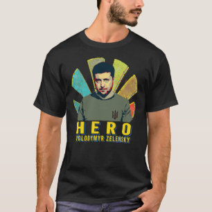 Camiseta Zelenski hero  volodymyr zelensky  sunset retro Cl