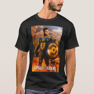 Camiseta Zelensky Captain Ukraine Hero apoya a ucrania ukra