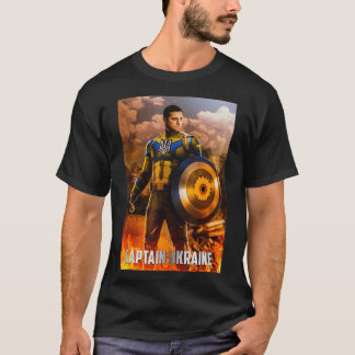 Camiseta Zelensky Captain Ukraine Hero apoya a ucrania ukra