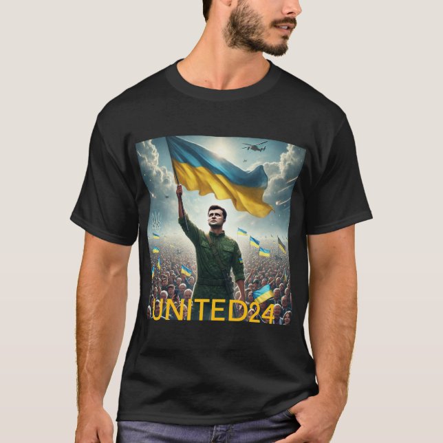 Camiseta Zelenskyy lidera la paz global (Anverso)