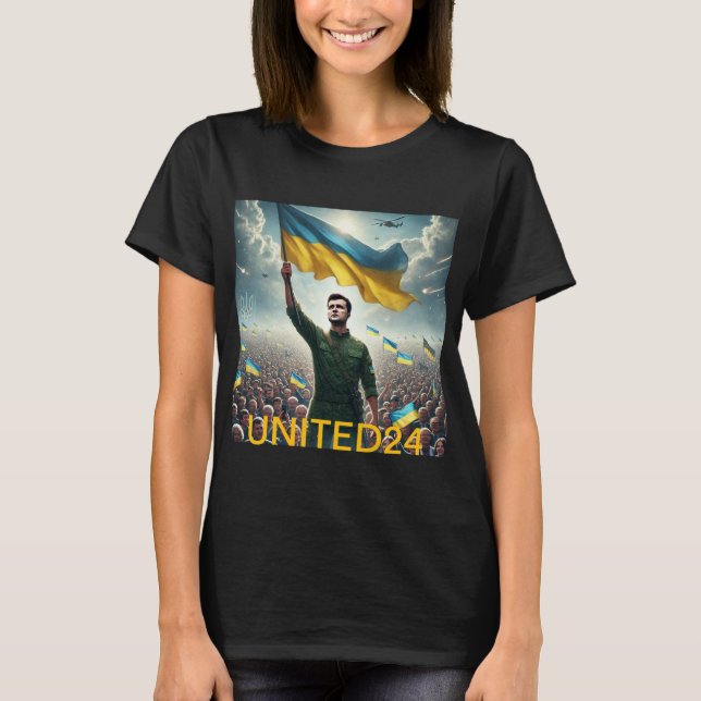 Camiseta Zelenskyy lidera la paz global (Anverso)