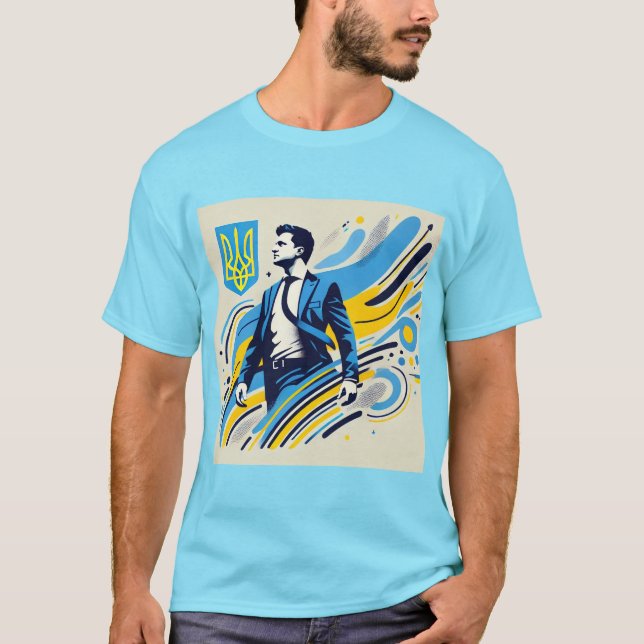 Camiseta Zelenskyy reconstruyendo Ucrania (Anverso)
