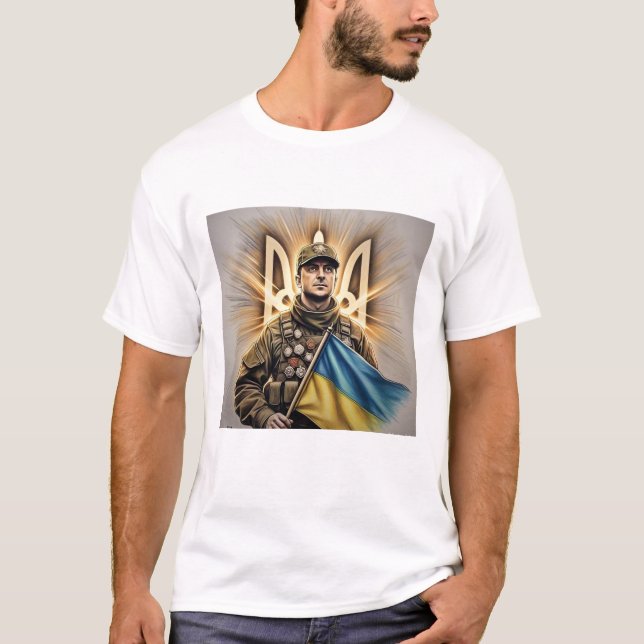 Camiseta Zelenskyy: Símbolo de resiliencia ucraniana (Anverso)
