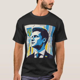 Camiseta Zelenskyy Ucrania Fuerte liderazgo