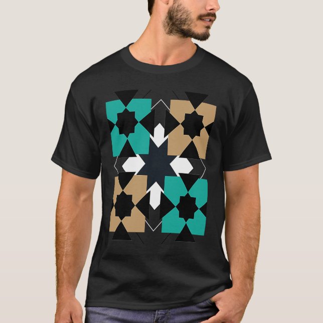 Camiseta zelij marroquí (Anverso)