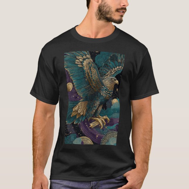 Camiseta Zellige de águila marroquí (Anverso)