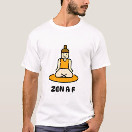 Camiseta Zen AF Meditación Caricatura Divertida